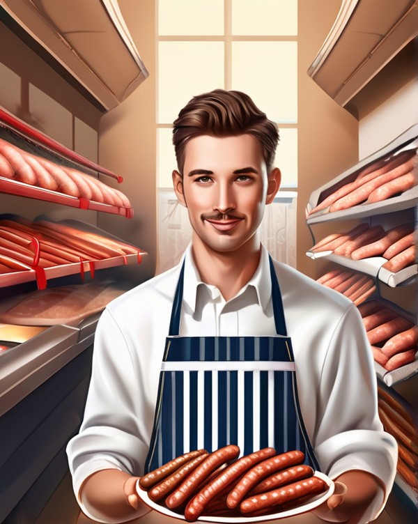 Portrait of Cody Vaughn, sausage maker