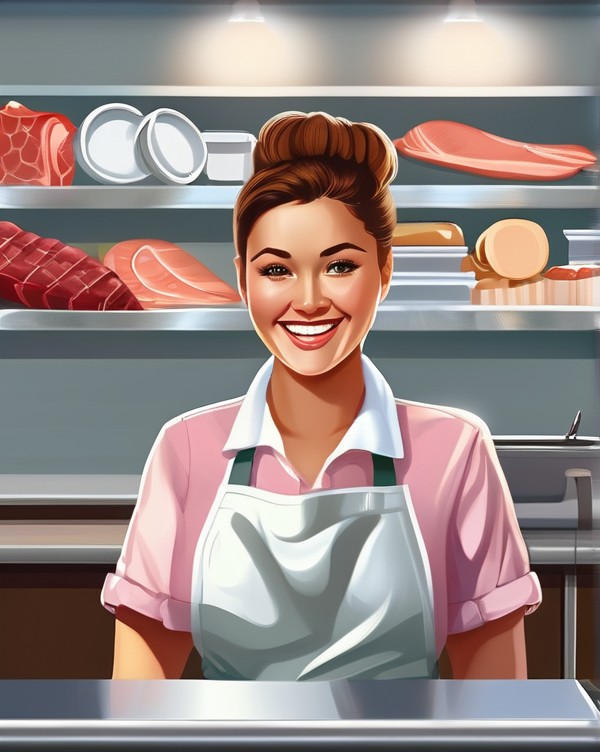 Portrait of Lupe Ortega, counter and catering manager