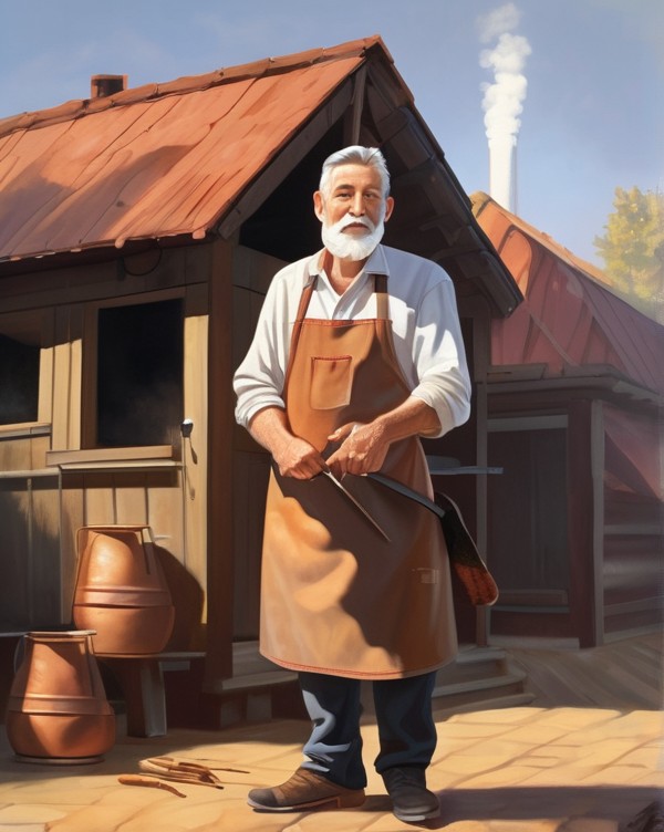 Portrait of Hank Whitfield, smokehouse specialist