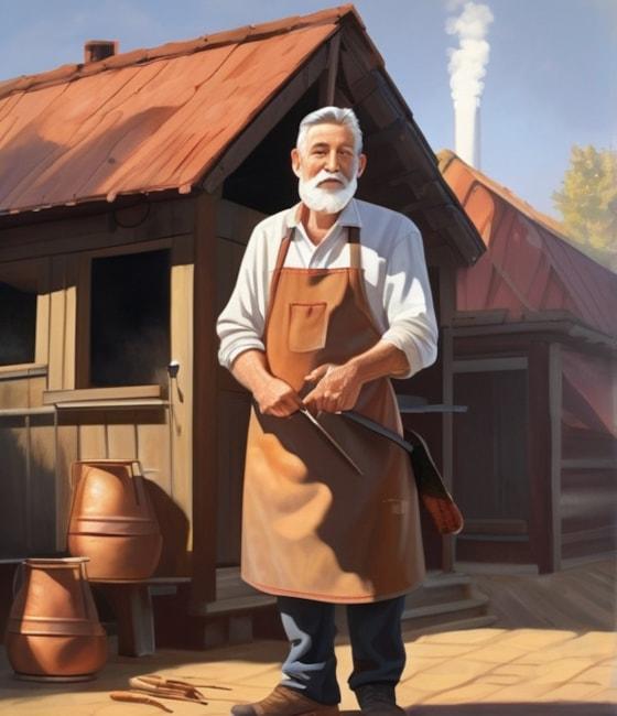 Portrait of Hank Whitfield, smokehouse specialist