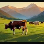 Cattle grazing on a ranch