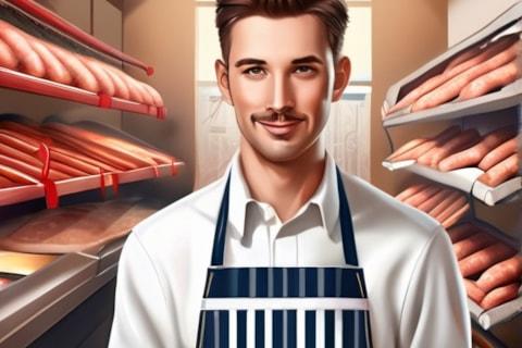 Portrait of Cody Vaughn, sausage maker