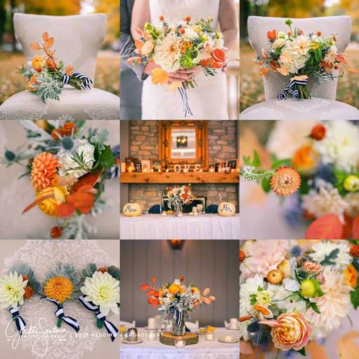Creative wedding theme at The Lodge at The Willows in Indianapolis