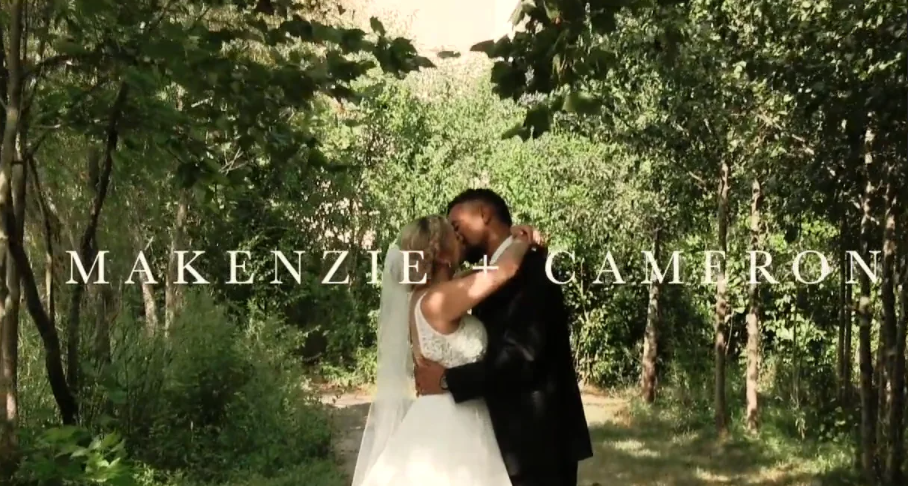 Lakefront gardent wedding ceremony Indianapolis - Willows Event Center