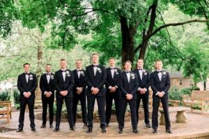 Groomsman at a traditional wedding in Broad Ripple