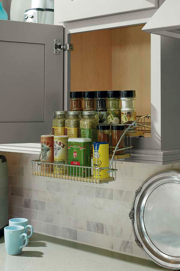 Pull Down Spice Rack