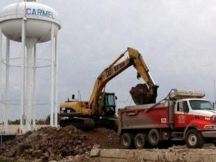 Monon Grain Elevator Demolition (Carmel, Indiana)