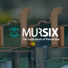 Mursix logo over one our our precision manufactured components