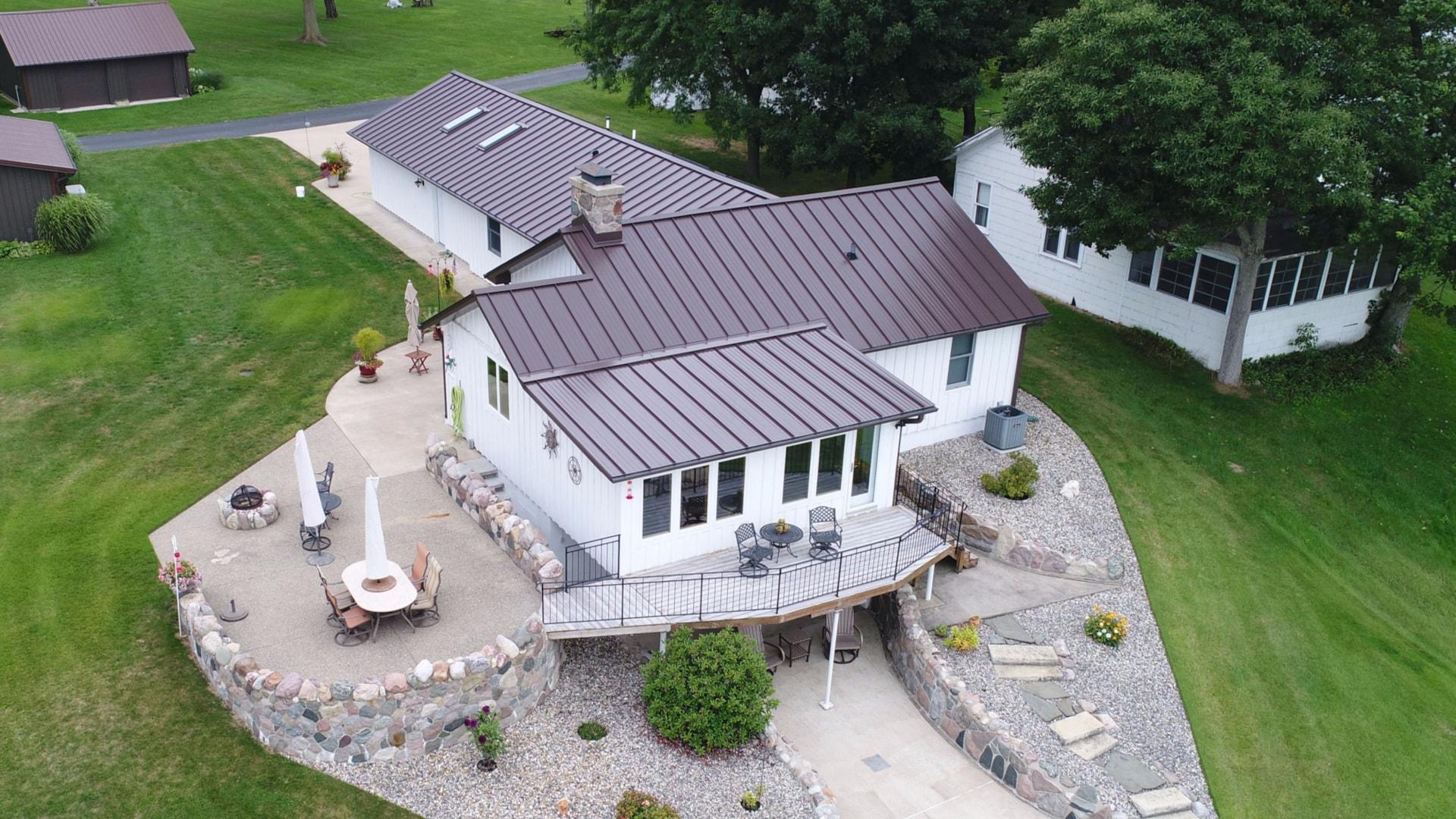 Steel Home Roof (Integral Roofing Three Rivers Michigan)