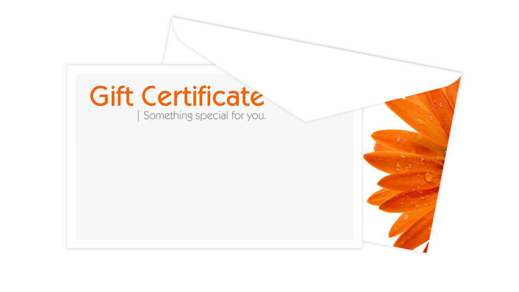 gift certificate