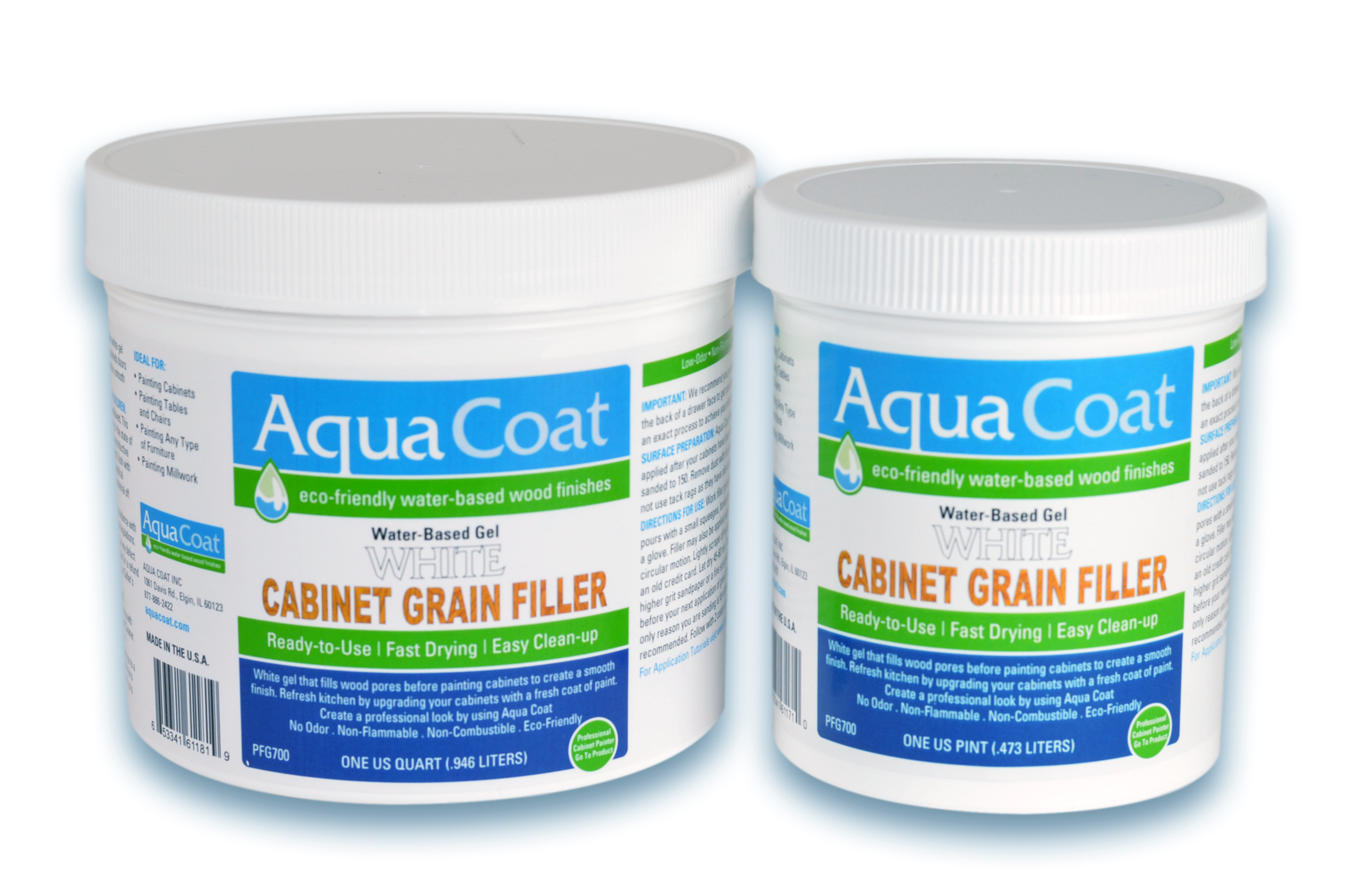 Finishing Kits - Clear Grain Filler and Clear Lacquer – Aqua Coat