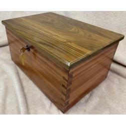 Lignum and Tiger Wood Keepsake Box (1)