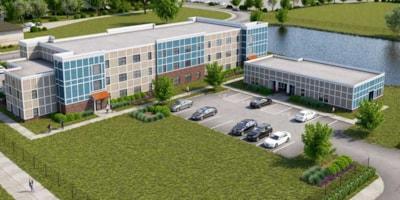 Rendering of the Fieldhouse Apartments at the Wigwam in Anderson, Indiana