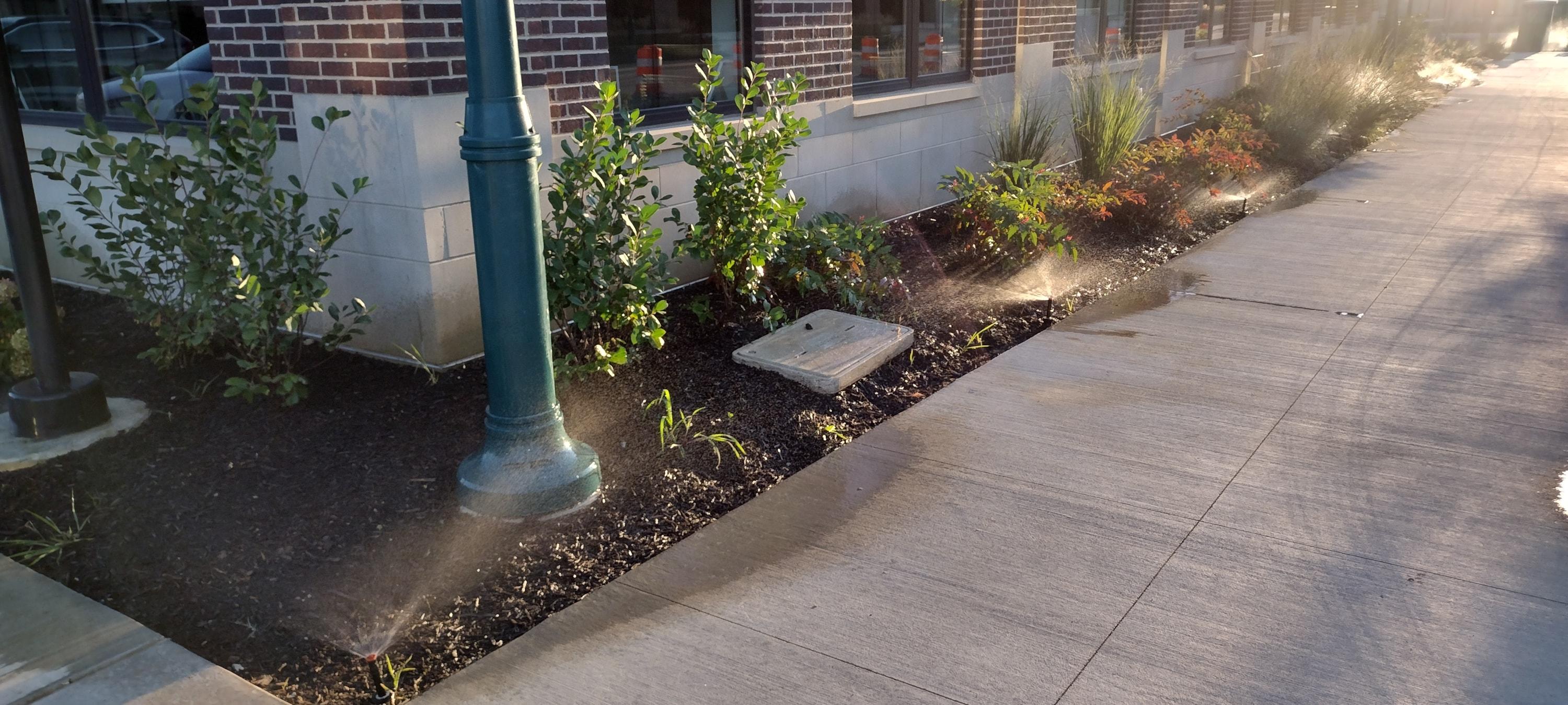 District South Apartments Commercial Irrigation System Installation - The Peters Group - Fishers District South Apartments Commercial Irrigation System Installation - The Peters Group - Fishers