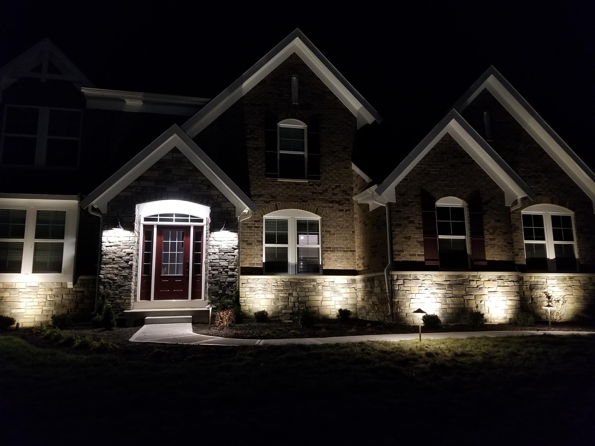 Landscape Lighting Design in Whitestown Indiana