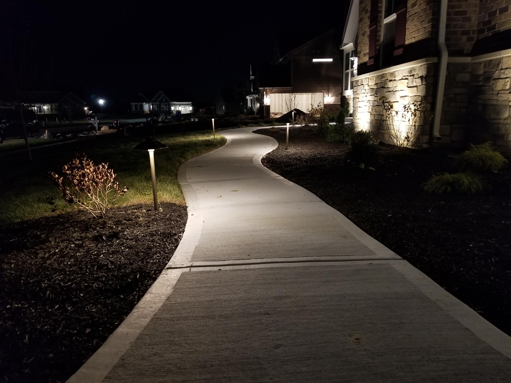 Whitestown Indiana Landscape Lighting Installation