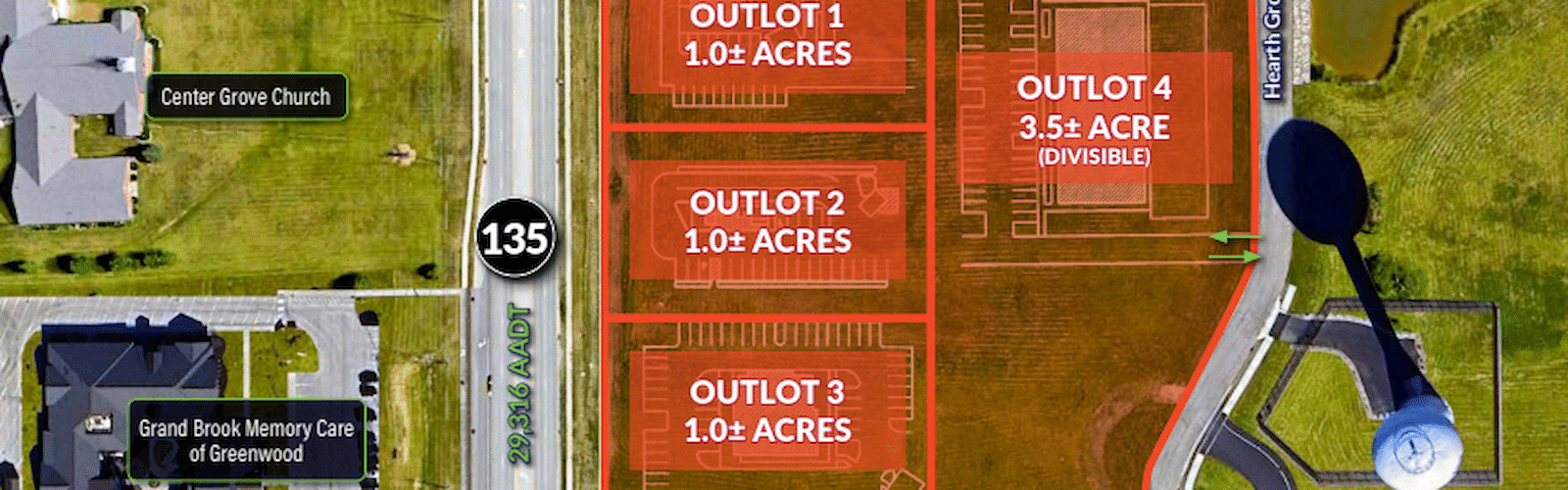 SR 135 & Grove Crossing Blvd - Greenwood Commercial Real Estate Property
