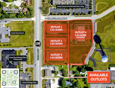SR 135 & Grove Crossing Blvd - Greenwood Commercial Real Estate Property