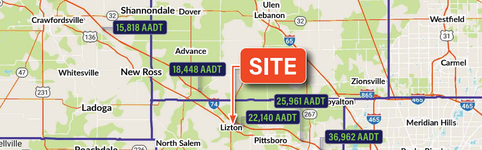 Commercial Real Estate Property In Lizton Indiana
