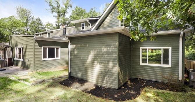Exterior Remodel Project - Car Port & Upper Level Office - Northern Virgina - BME Corp