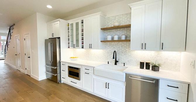 Contemporary Kitchen Remodeling Project - Truxton Circle Neighborhood - Washington DC - BME Corp