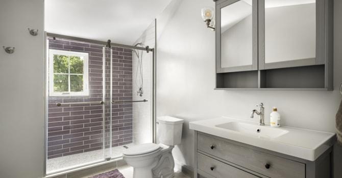 Bathroom Remodel Project - Double Car Port & Upper Level Office - Northern Virgina - BME Corp