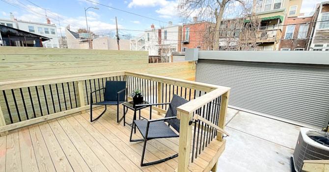 Contemporary Home Renovation - Deck View - Truxton Circle Neighborhood - Washington DC - BME Corp