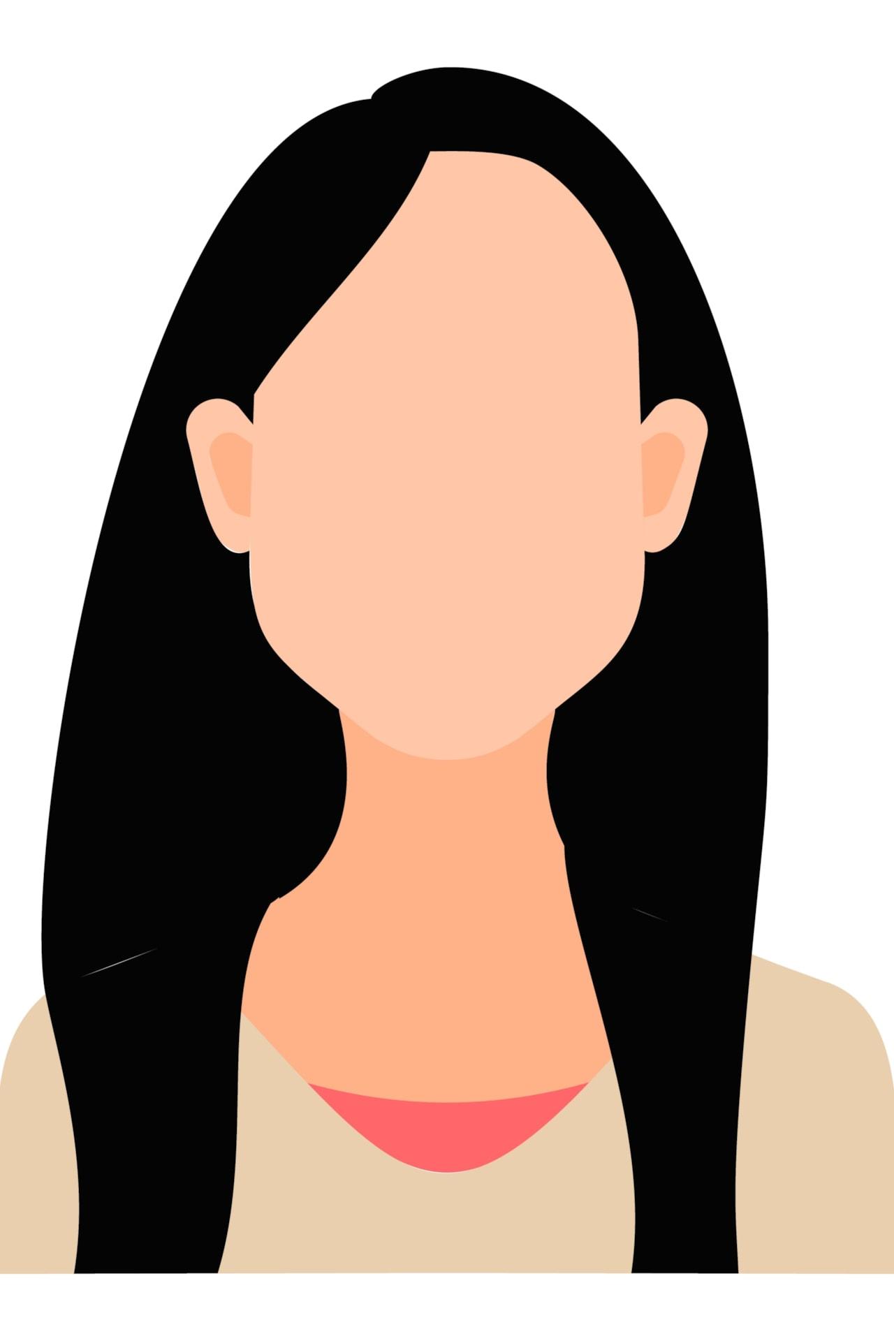 Woman Profile - black hair