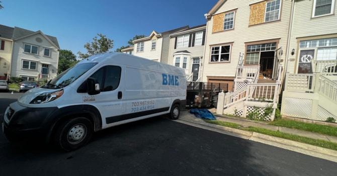 Fire Restoration and Home Remodel in Purcellville Virginia - BME Corp