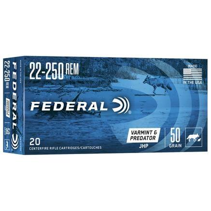 Federal 22-250 REM 3962