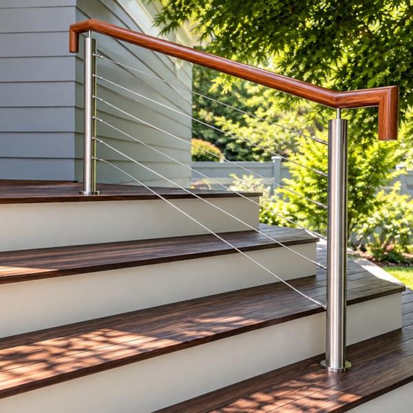 IPE Deck Project - Custom Wood Railing - South Shore Window & Door
