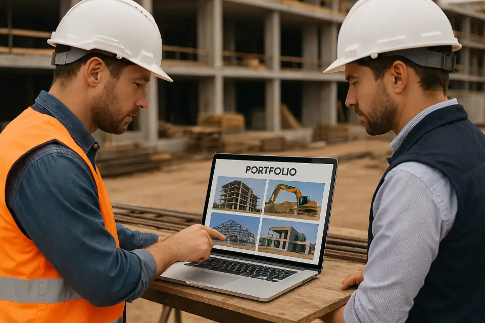 construction-men-looking-at-their-portfolio