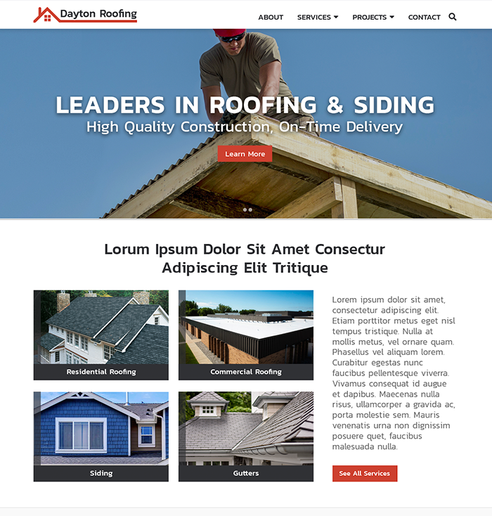 Construction Theme II - Dayton Roofing