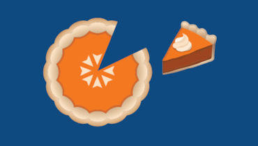 Marketpath Logo as a Pie for Pi Day