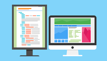 Dual screens for faster and easier development