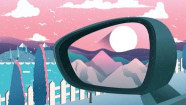 Rear View Mirror sunset <a href="https://www.vecteezy.com/free-vector/rear-view-mirror">Rear View Mirror Vectors by Vecteezy</a>