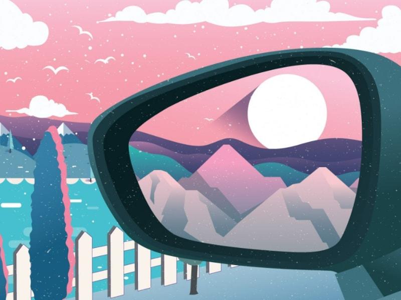 Rear View Mirror sunset <a href="https://www.vecteezy.com/free-vector/rear-view-mirror">Rear View Mirror Vectors by Vecteezy</a>