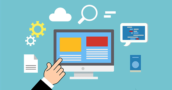 Websites are made of different content