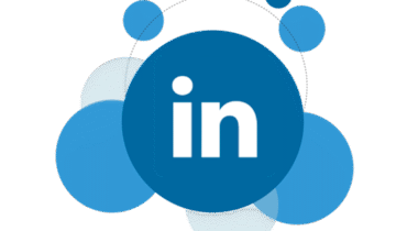 LinkedIn logo in bubbles