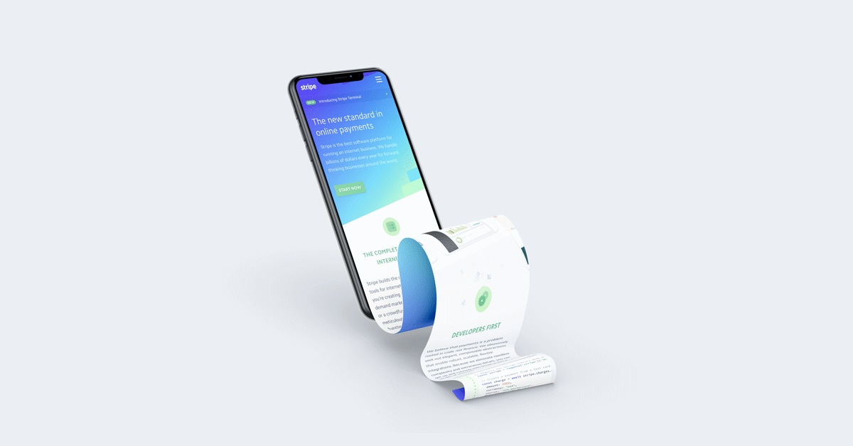a long scroll website mockup (source: https://dribbble.com/shots/6426243-iPhone-XS-Long-Scroll-Mockup/attachments/1375580)