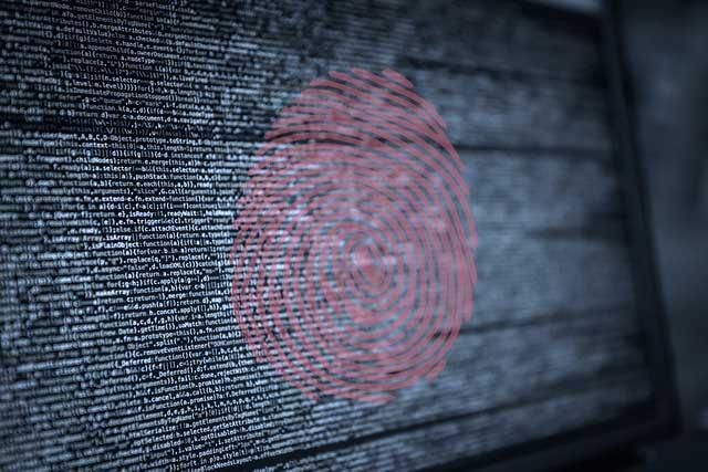 Finger print over lines of development code