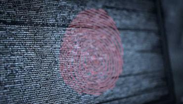 Finger print over lines of development code