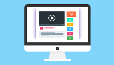 Video and multimedia player on a website's page