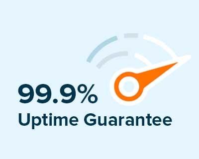 Marketpath CMS features a 99.9% website uptime guarantee