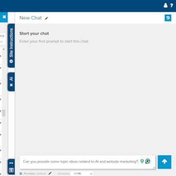 AI Chat In Marketpath CMS - Open Chat Window (Figure 3)