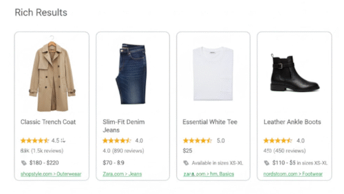 Rich Search Results Example Rich Search Results Example