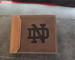 Notre Dame Leather Wallet image