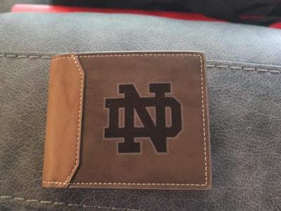 Notre Dame Leather Wallet image