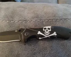 Jolly Roger / Pirate Ship Deluxe Knife image