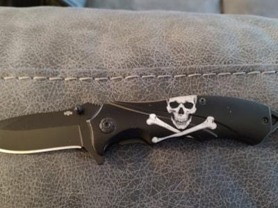 Jolly Roger / Pirate Ship Deluxe Knife image